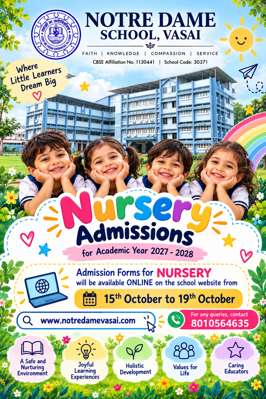 Nursery Admission Notice